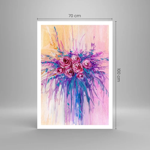 Affiche - Poster - Fontaine aux roses - 70x100 cm