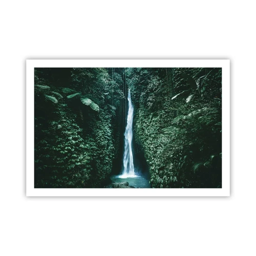 Affiche - Poster - Fontaine tropicale - 91x61 cm