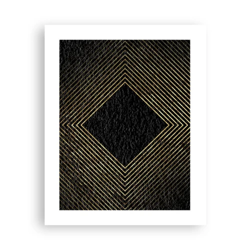 Affiche - Poster - Géométrie dans un style glamour - 40x50 cm