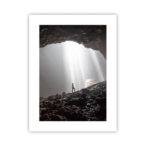 Affiche - Poster - Grotte lumineuse - 30x40 cm