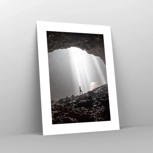 Affiche - Poster - Grotte lumineuse - 30x40 cm