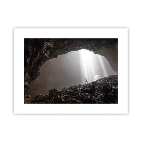 Affiche - Poster - Grotte lumineuse - 40x30 cm