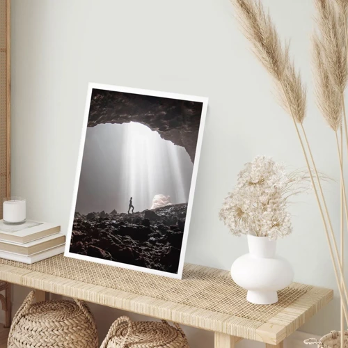 Affiche - Poster - Grotte lumineuse - 40x50 cm