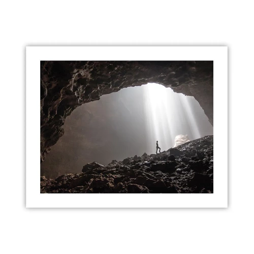 Affiche - Poster - Grotte lumineuse - 50x40 cm