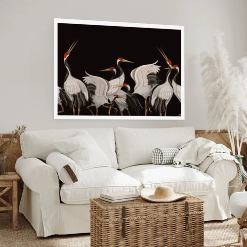 Affiche - Poster - Histoire d'oiseaux - 40x30 cm