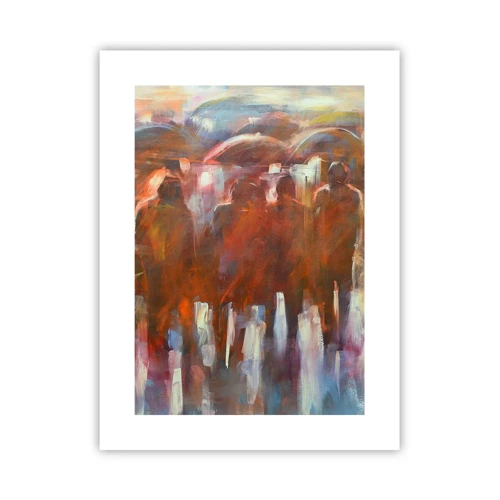 Affiche - Poster - Identiques sous la pluie et dans le brouillard - 30x40 cm