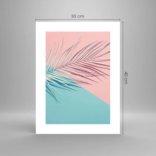 Affiche - Poster - Impression tropicale - 30x40 cm