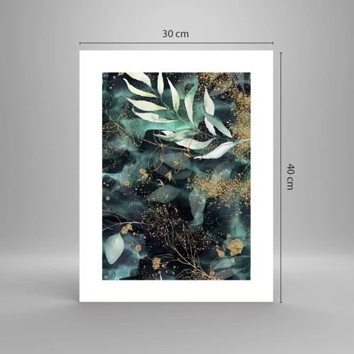 Affiche - Poster - Jardin magique - 30x40 cm