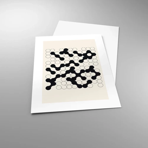 Affiche - Poster - Jeu chinois – variation - 30x40 cm