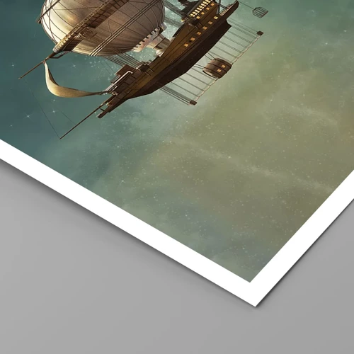 Affiche - Poster - Jules Verne vous salue - 40x30 cm