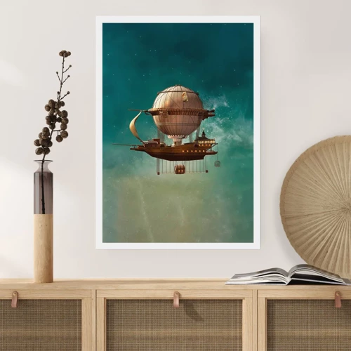 Affiche - Poster - Jules Verne vous salue - 70x100 cm