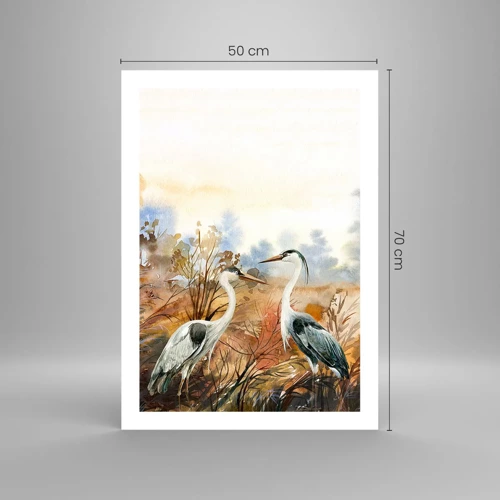 Affiche - Poster - Jusqu'où en automne ? - 50x70 cm