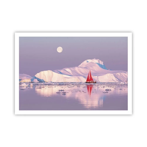 Affiche - Poster - La chaleur de la voile, le froid de la glace - 100x70 cm