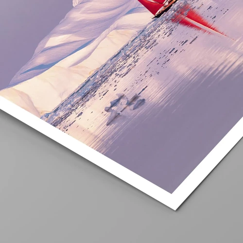 Affiche - Poster - La chaleur de la voile, le froid de la glace - 70x100 cm