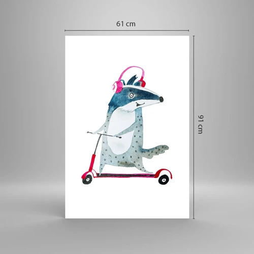Affiche - Poster - La joie du blaireau - 61x91 cm