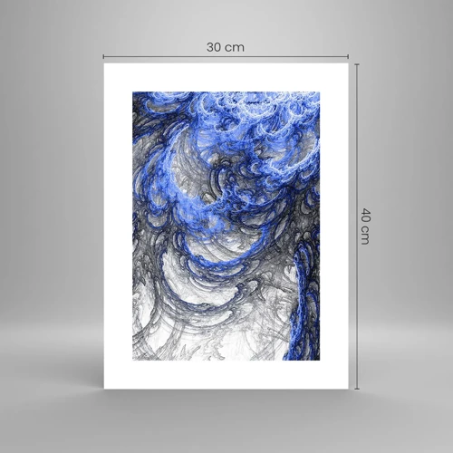 Affiche - Poster - La naissance d'une vague - 30x40 cm