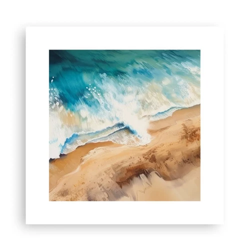 Affiche - Poster - La vague qui revient - 30x30 cm