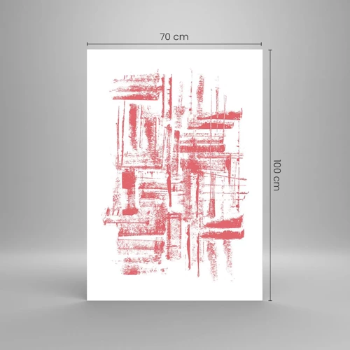 Affiche - Poster - La ville rouge - 70x100 cm