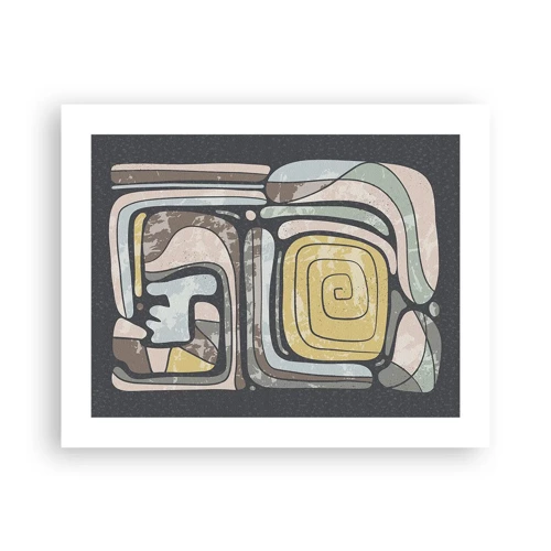 Affiche - Poster - L'abstraction dans l'esprit précolombien - 50x40 cm