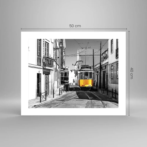Affiche - Poster - L'âme de Lisbonne - 50x40 cm