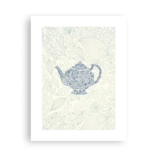 Affiche - Poster - Le charme du thé - 30x40 cm