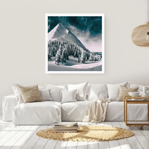 Affiche - Poster - Le pays de la neige et de la glace - 30x30 cm