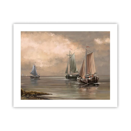 Affiche - Poster - Le retour des marins - 50x40 cm