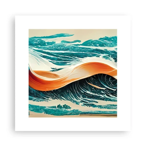 Affiche - Poster - Le rêve d'un surfeur - 30x30 cm