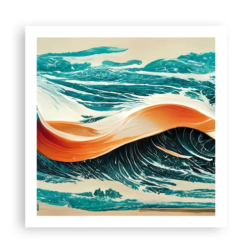 Affiche - Poster - Le rêve d'un surfeur - 60x60 cm