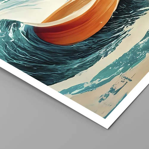 Affiche - Poster - Le rêve d'un surfeur - 91x61 cm