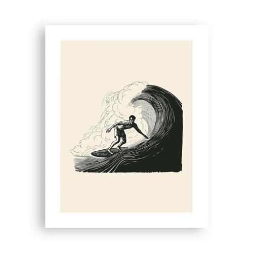 Affiche - Poster - Le roi de la vague - 40x50 cm