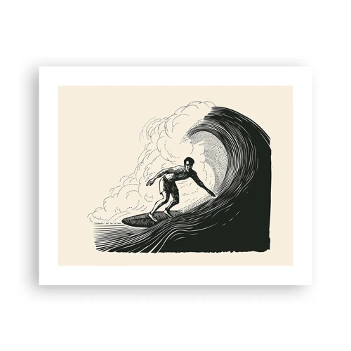 Affiche - Poster - Le roi de la vague - 50x40 cm