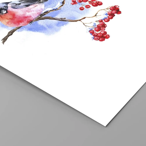 Affiche - Poster - L'hiver en couleurs - 40x50 cm