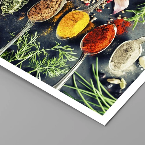 Affiche - Poster - Magie culinaire - 40x40 cm