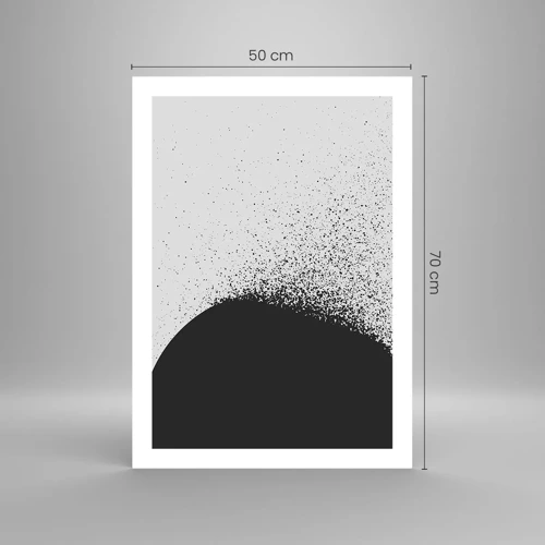 Affiche - Poster - Mouvement des molécules - 50x70 cm