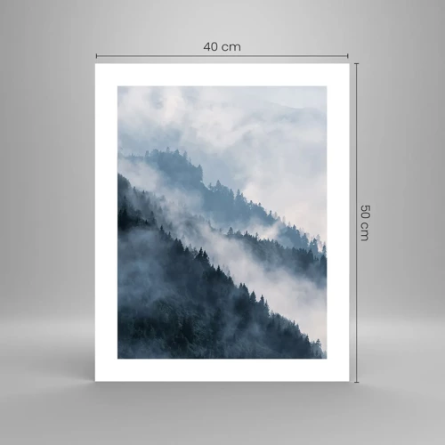 Affiche - Poster - Mysticisme des montagnes - 40x50 cm