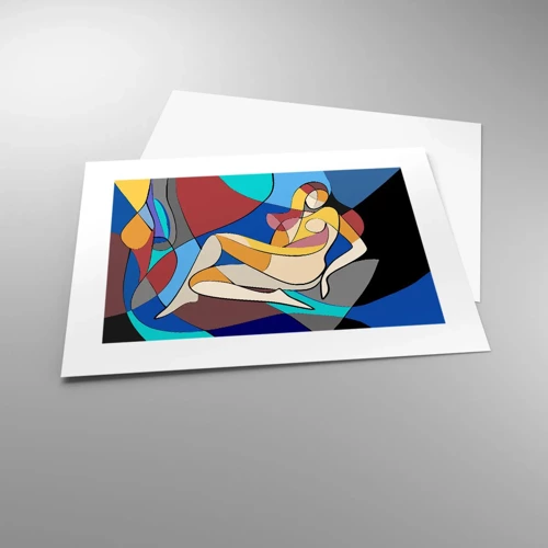 Affiche - Poster - Nu cubiste - 40x30 cm