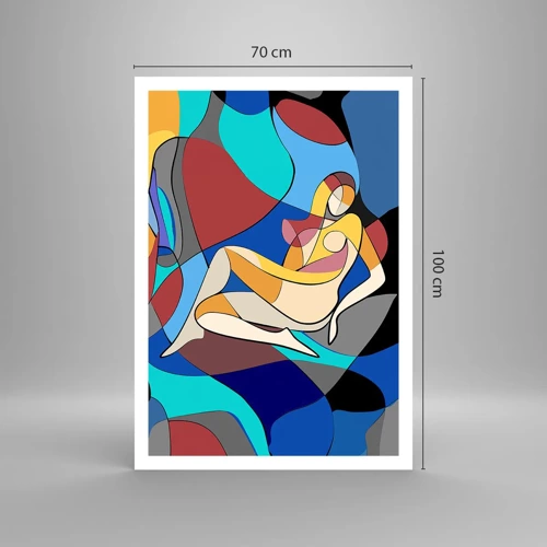 Affiche - Poster - Nu cubiste - 70x100 cm