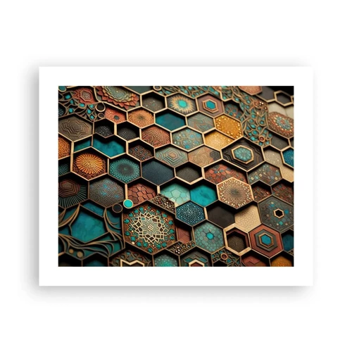 Affiche - Poster - Ornements arabes – variation - 50x40 cm