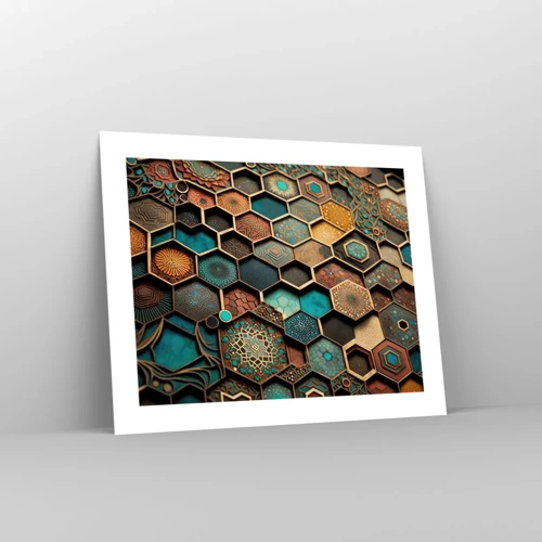 Affiche - Poster - Ornements arabes – variation - 50x40 cm