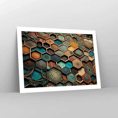 Affiche - Poster - Ornements arabes – variation - 70x50 cm