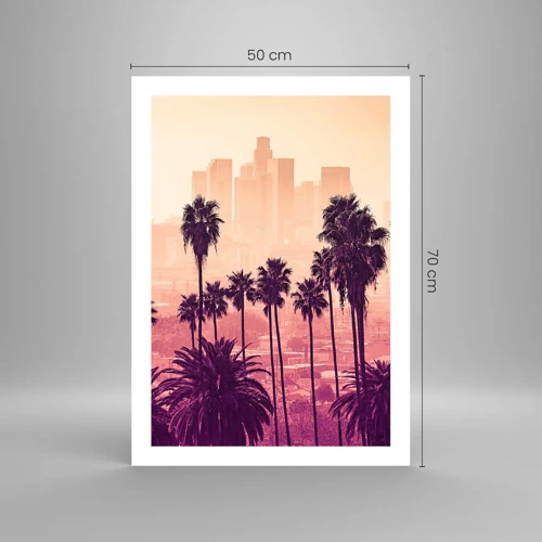 Affiche - Poster - Paysage californien - 50x70 cm