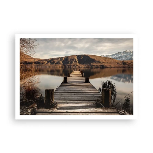 Affiche - Poster - Paysage silencieux - 100x70 cm