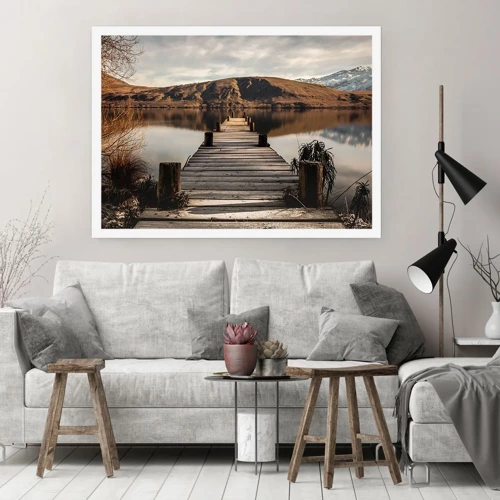 Affiche - Poster - Paysage silencieux - 70x50 cm