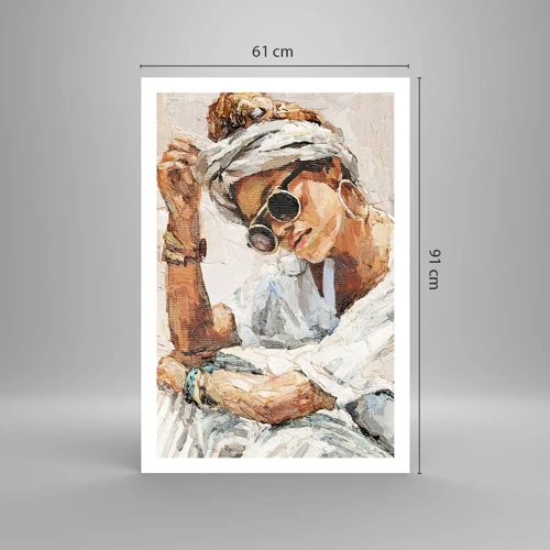 Affiche - Poster - Portrait en plein soleil - 61x91 cm