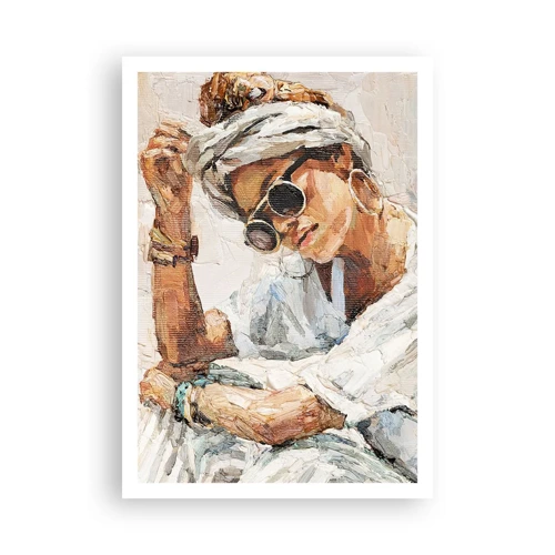 Affiche - Poster - Portrait en plein soleil - 70x100 cm