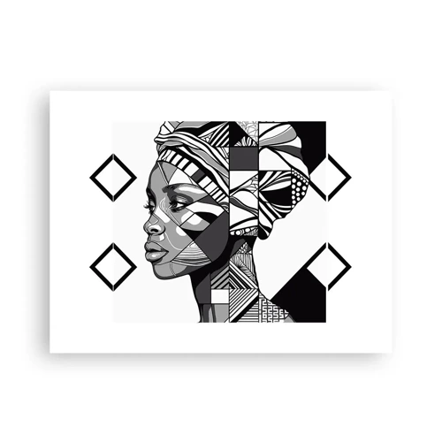Affiche - Poster - Portrait ethnique - 40x30 cm