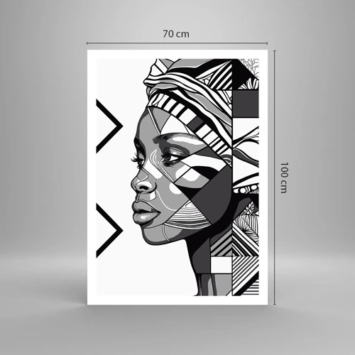 Affiche - Poster - Portrait ethnique - 70x100 cm