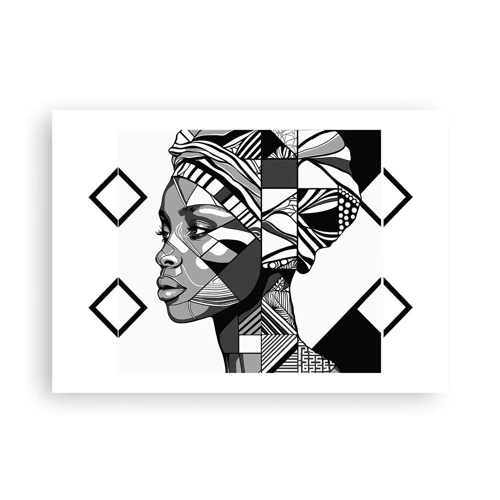 Affiche - Poster - Portrait ethnique - 70x50 cm