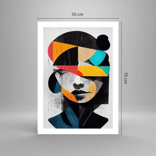 Affiche - Poster - Portrait intérieur multicolore - 50x70 cm